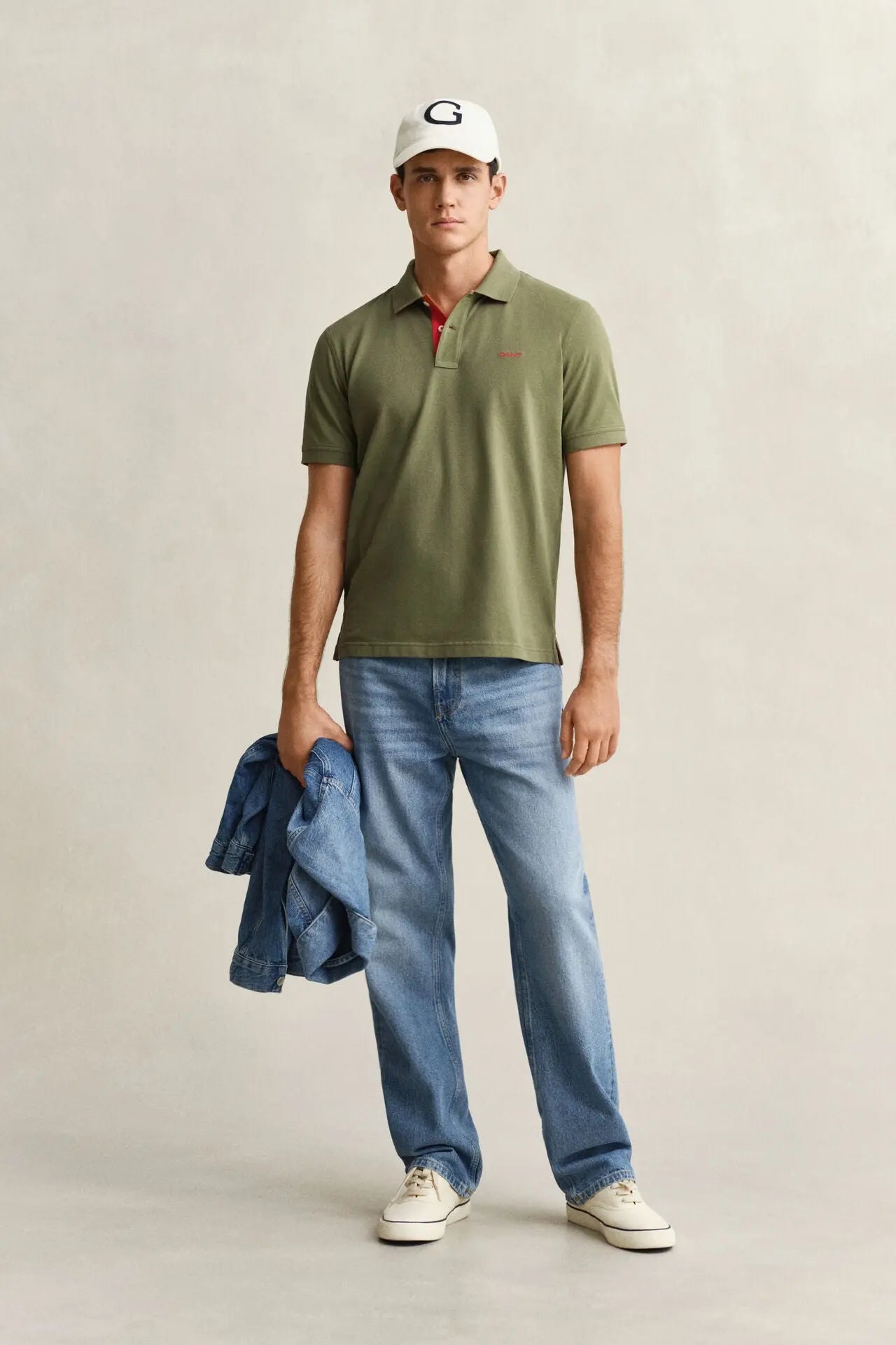 Μπλούζα Πόλο Piqué Με Χρωματική Αντίθεση