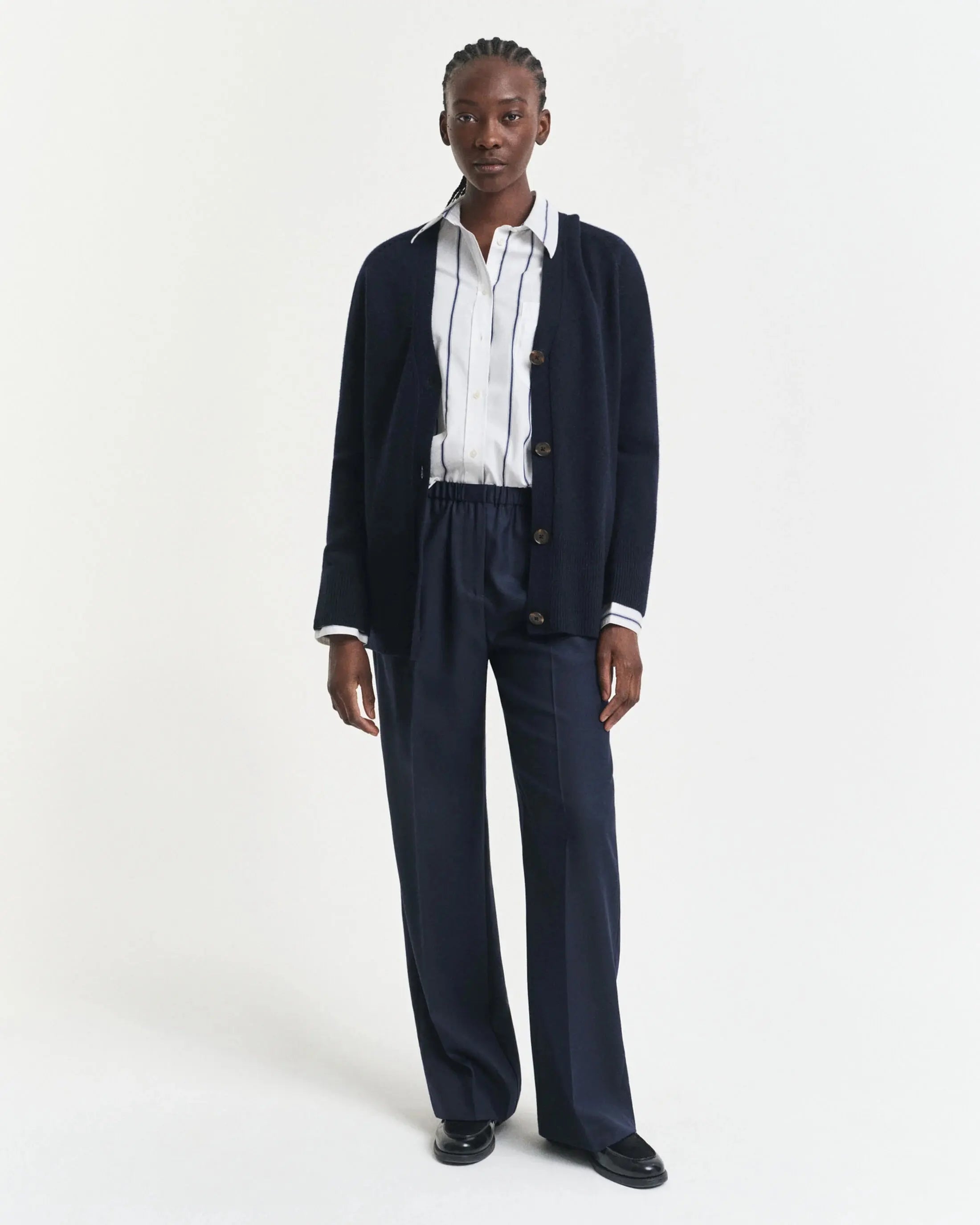 Παντελόνι Από Μαλλί & Βισκόζη GANT