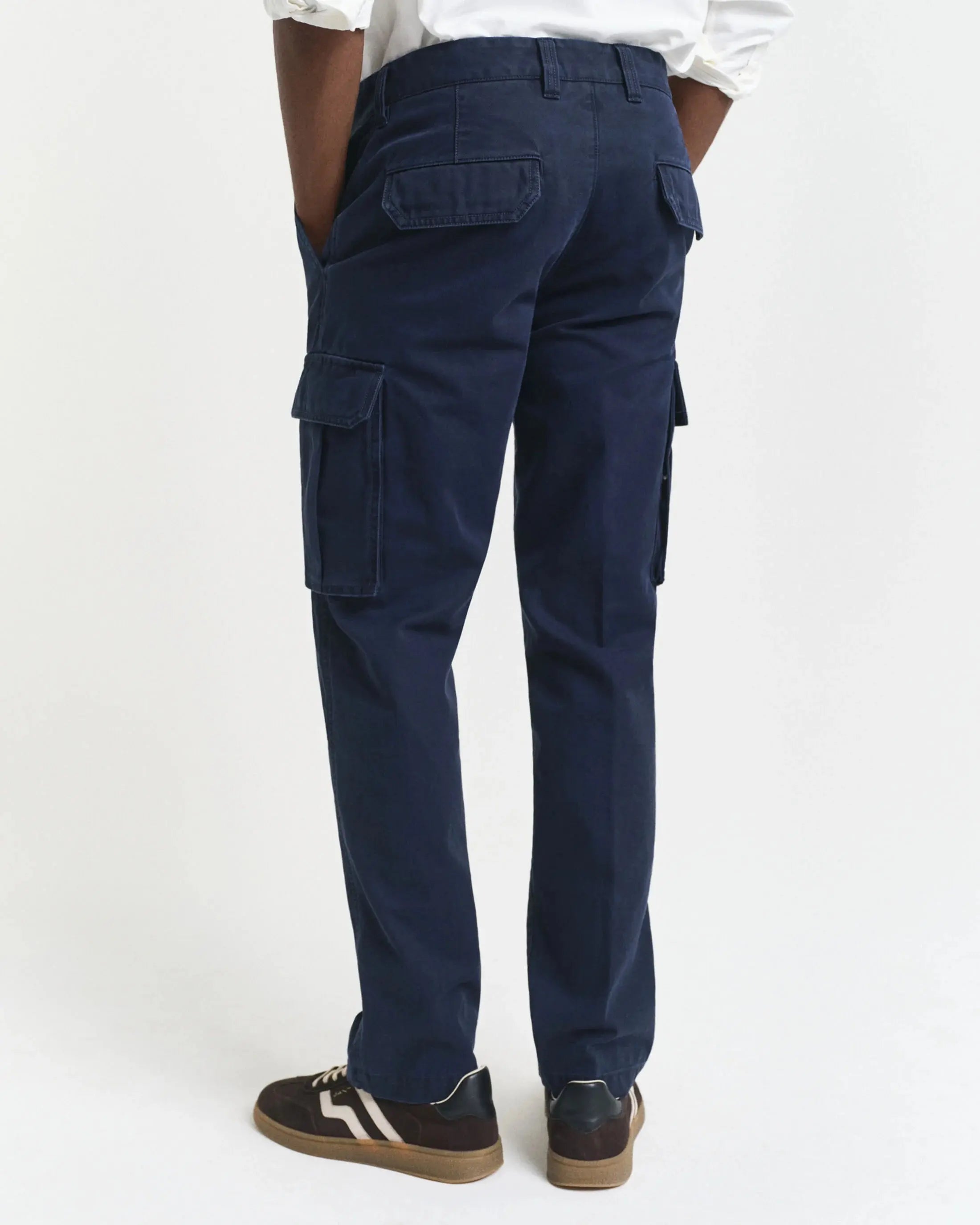 Παντελόνι Cargo Βαμβακερό Twill Σε Κανονική Γραμμή GANT