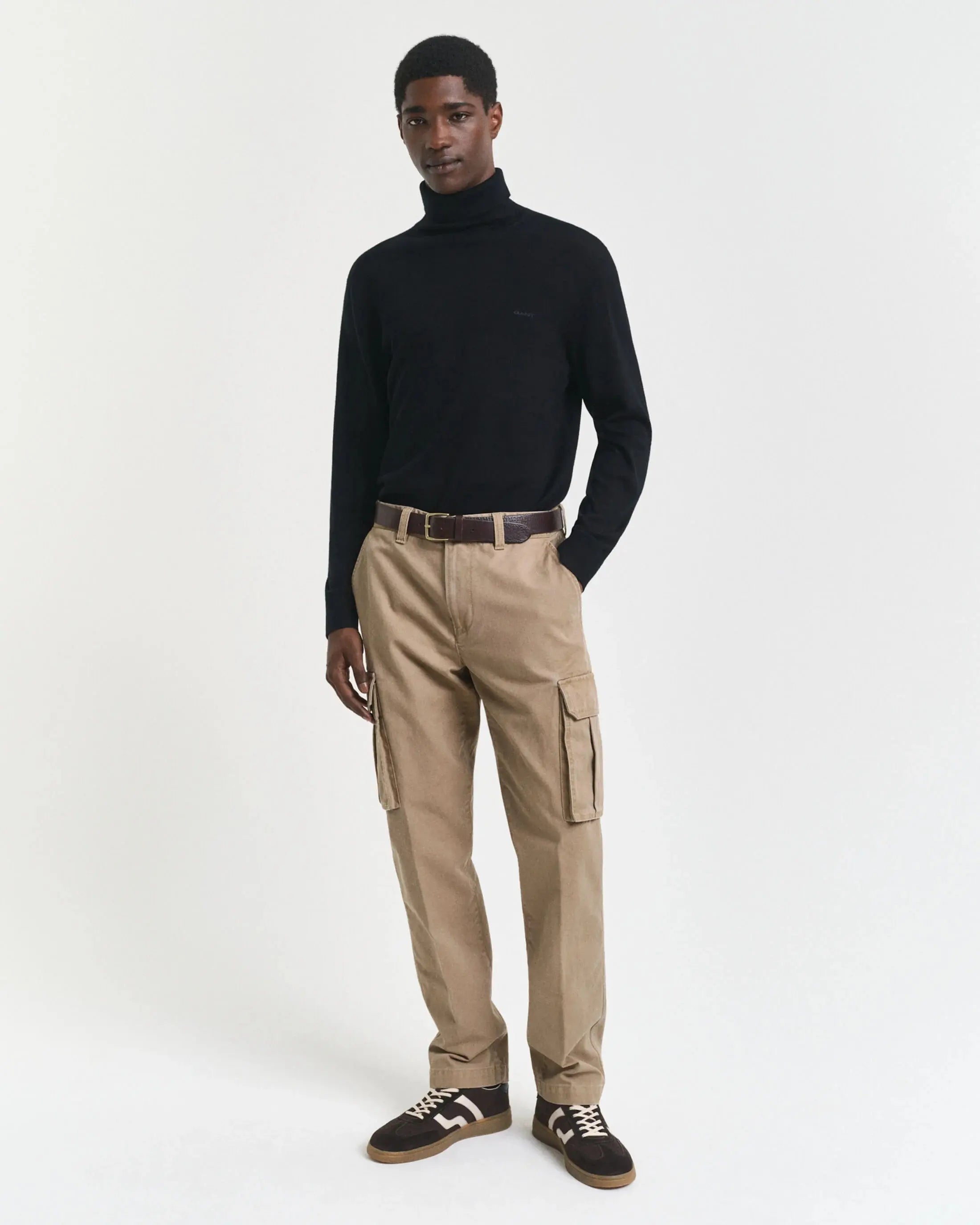 Παντελόνι Cargo Βαμβακερό Twill Σε Κανονική Γραμμή GANT