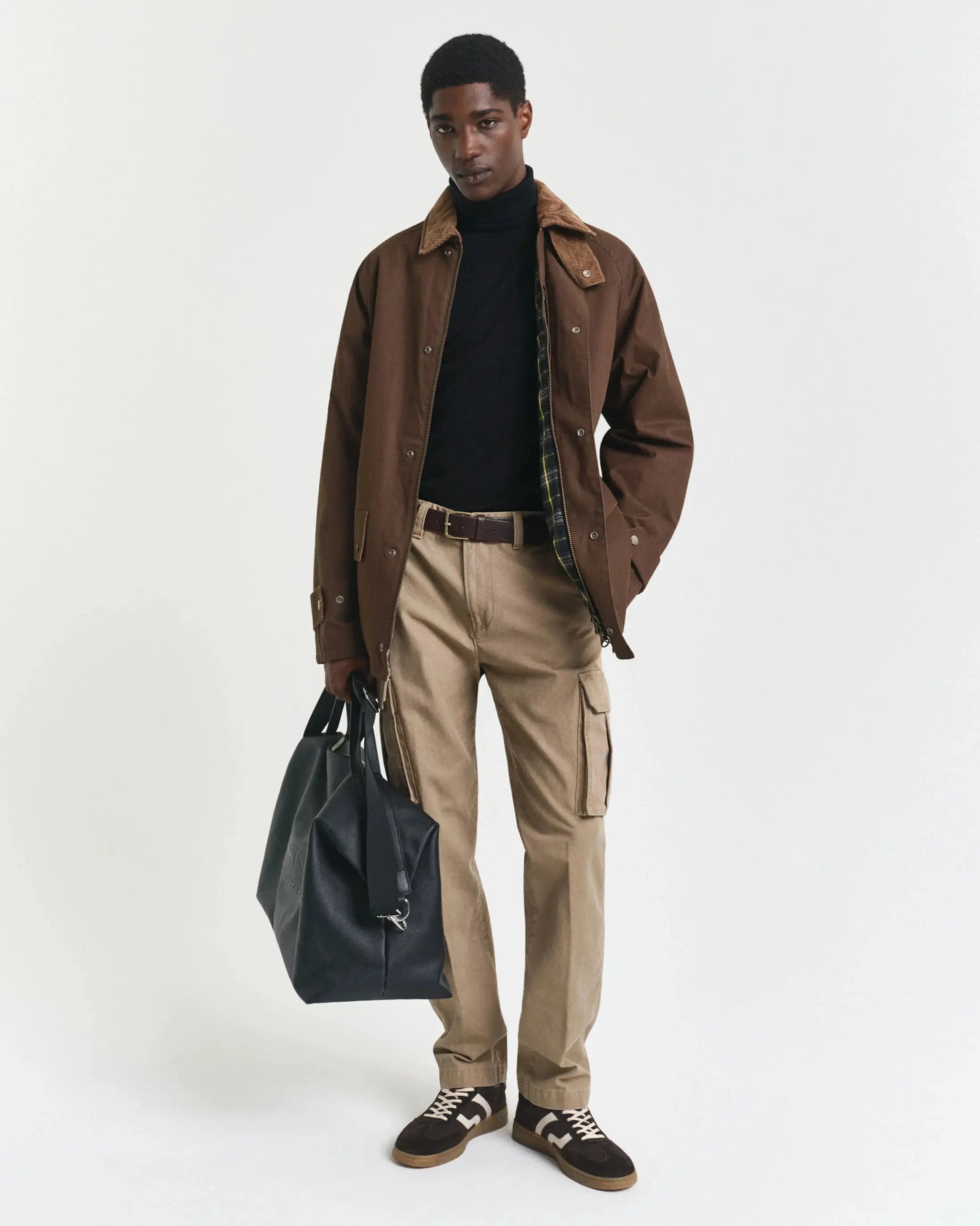 Παντελόνι Cargo Βαμβακερό Twill Σε Κανονική Γραμμή GANT