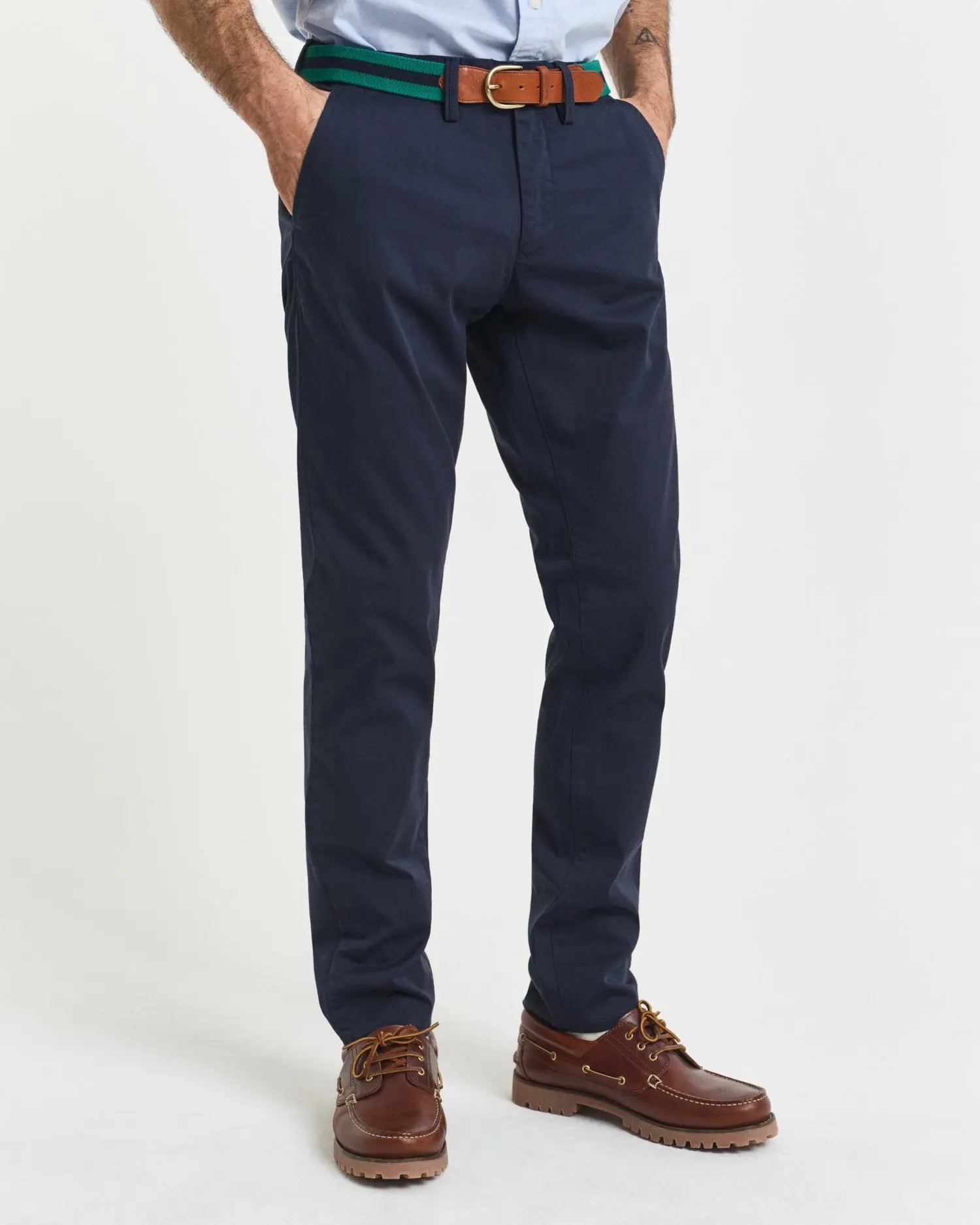 Παντελόνι Chinos Twill Σε Στενή Γραμμή (L34)