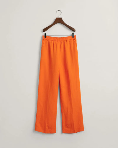 Παντελόνι Pull-On Λινό Σε Χαλαρή Γραμμή (Outlet) GANT