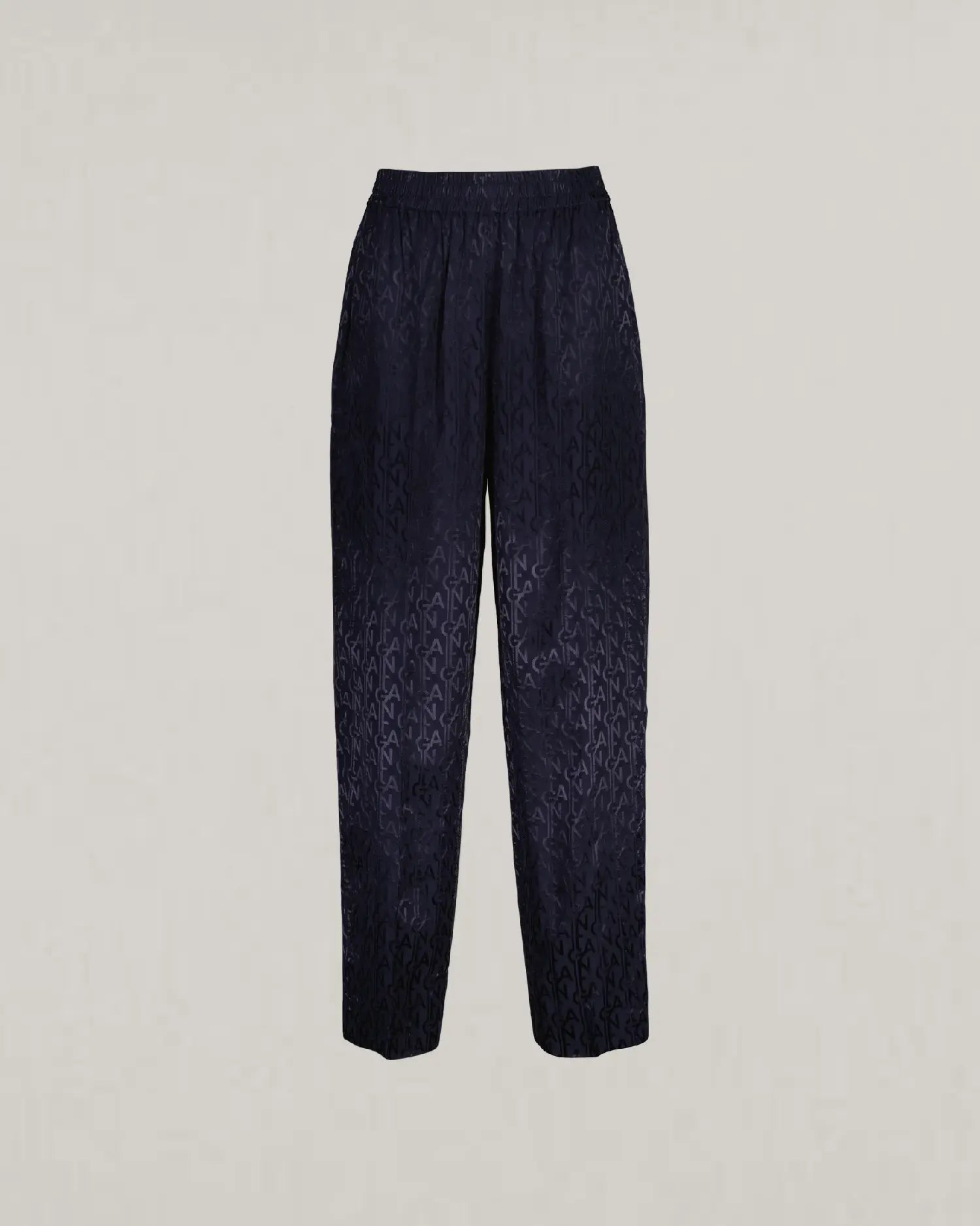 Παντελόνι Pull on Ζακάρ Με Μοτίβο Monogram Σε Χαλαρή Γραμμή (Outlet) GANT