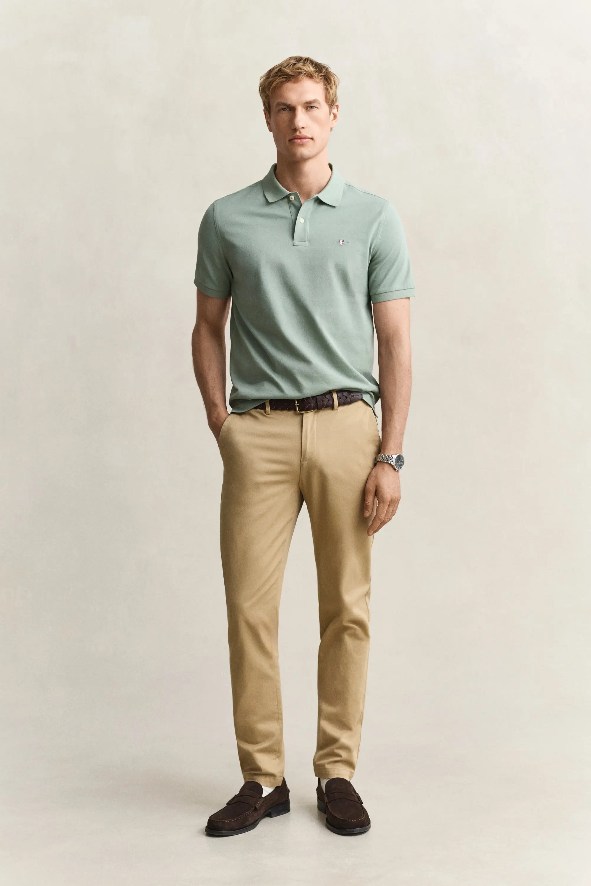 Παντελόνι Smart Chinos Σε Στενή Γραμμή (L34) GANT