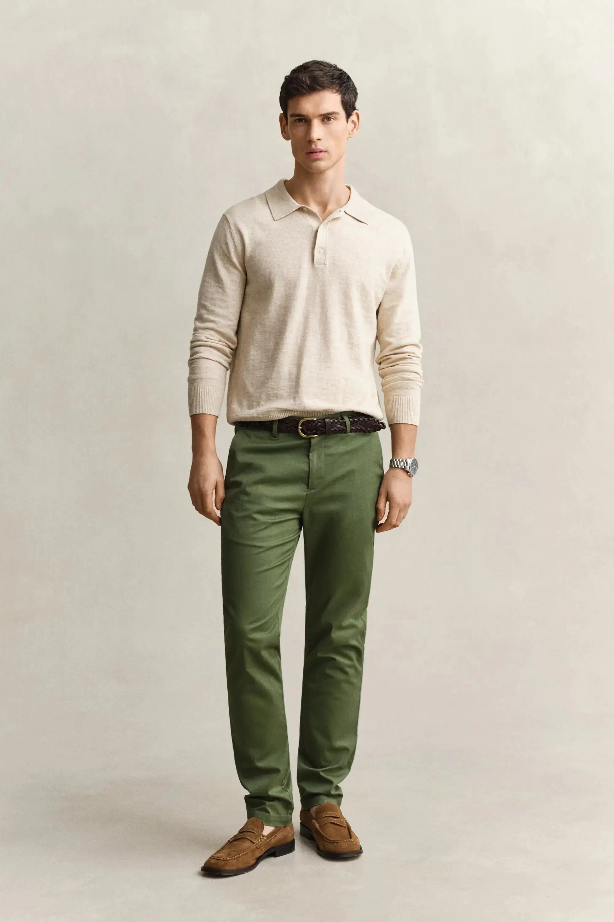 Παντελόνι Sport Chinos Σε Στενή Γραμμή (L34) GANT