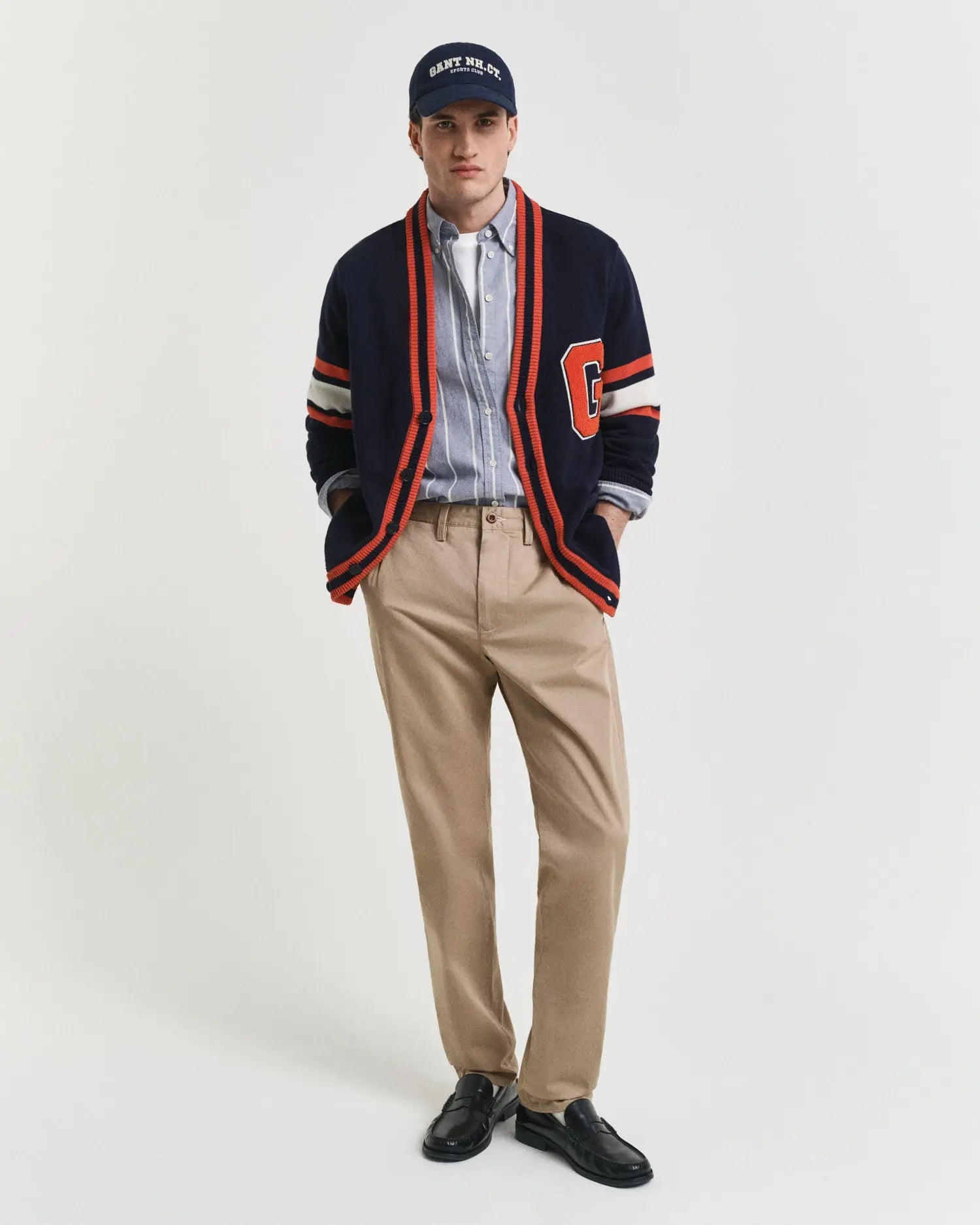 Παντελόνι Twill Chinos Σε Κανονική Γραμμή (L34) GANT