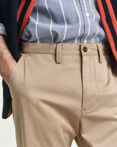 Παντελόνι Twill Chinos Σε Κανονική Γραμμή (L34) GANT