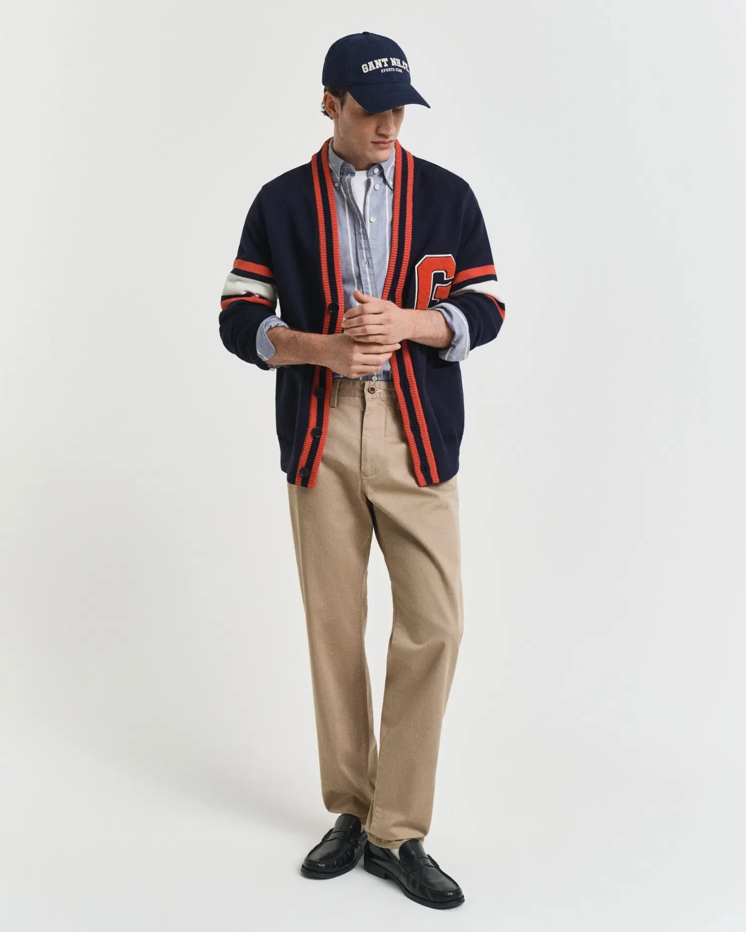 Παντελόνι Twill Chinos Σε Κανονική Γραμμή (L34) GANT