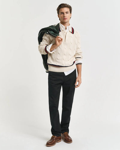 Παντελόνι Twill Chinos Σε Κανονική Γραμμή (L34) GANT