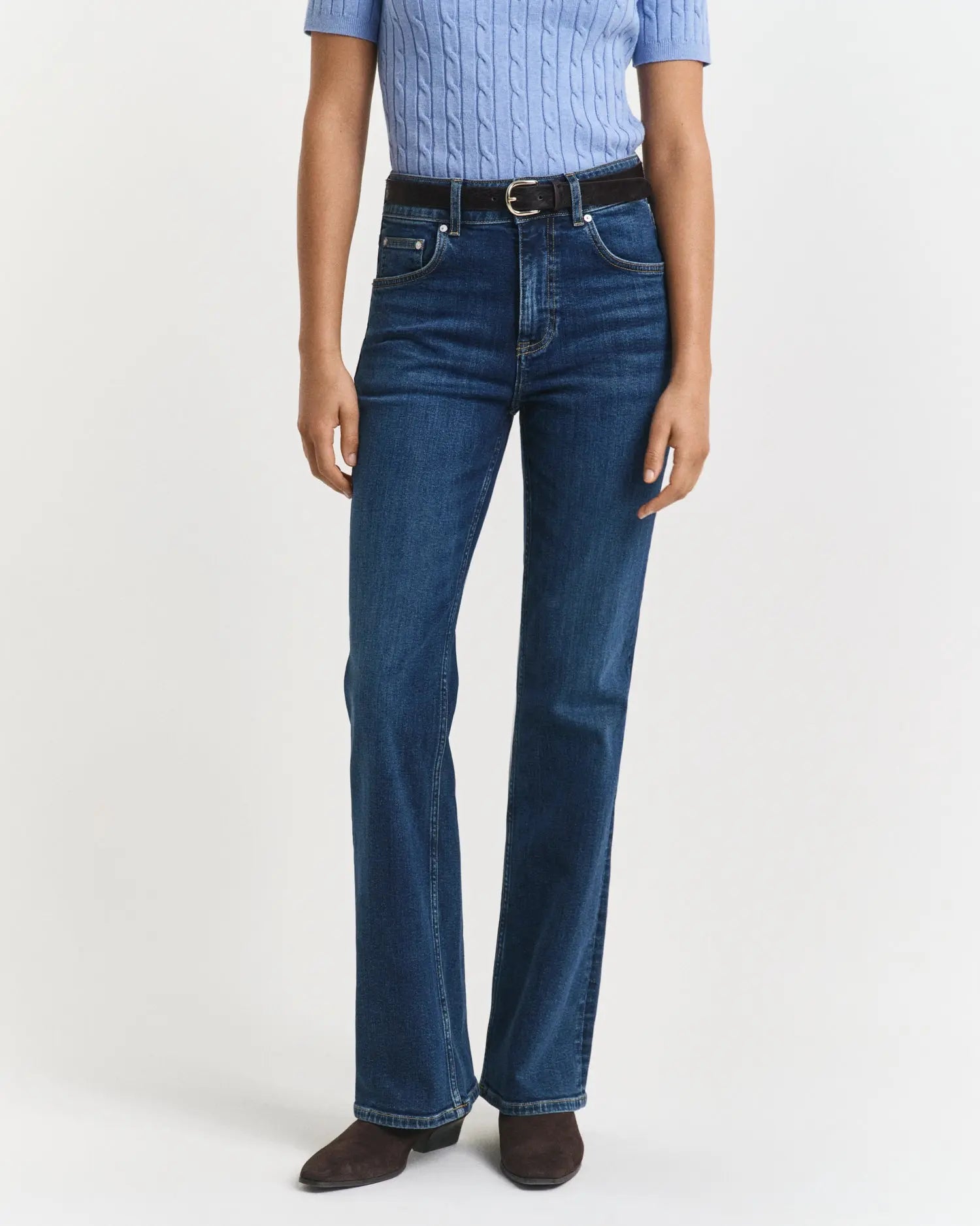 Παντελόνι Τζιν Καμπάνα Σε Στενή Γραμμή