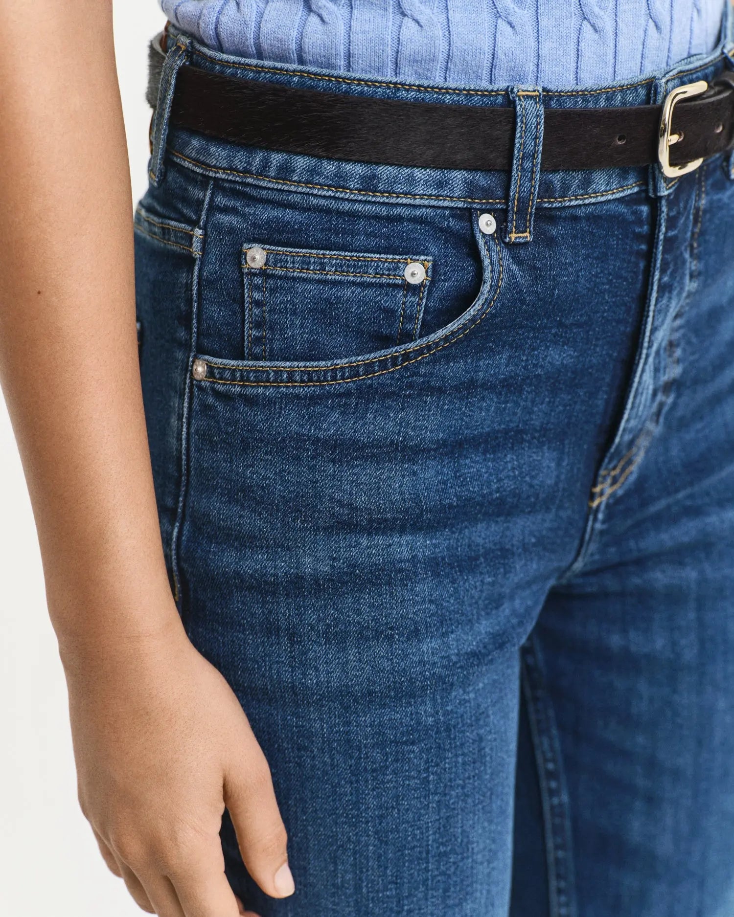 Παντελόνι Τζιν Καμπάνα Σε Στενή Γραμμή GANT