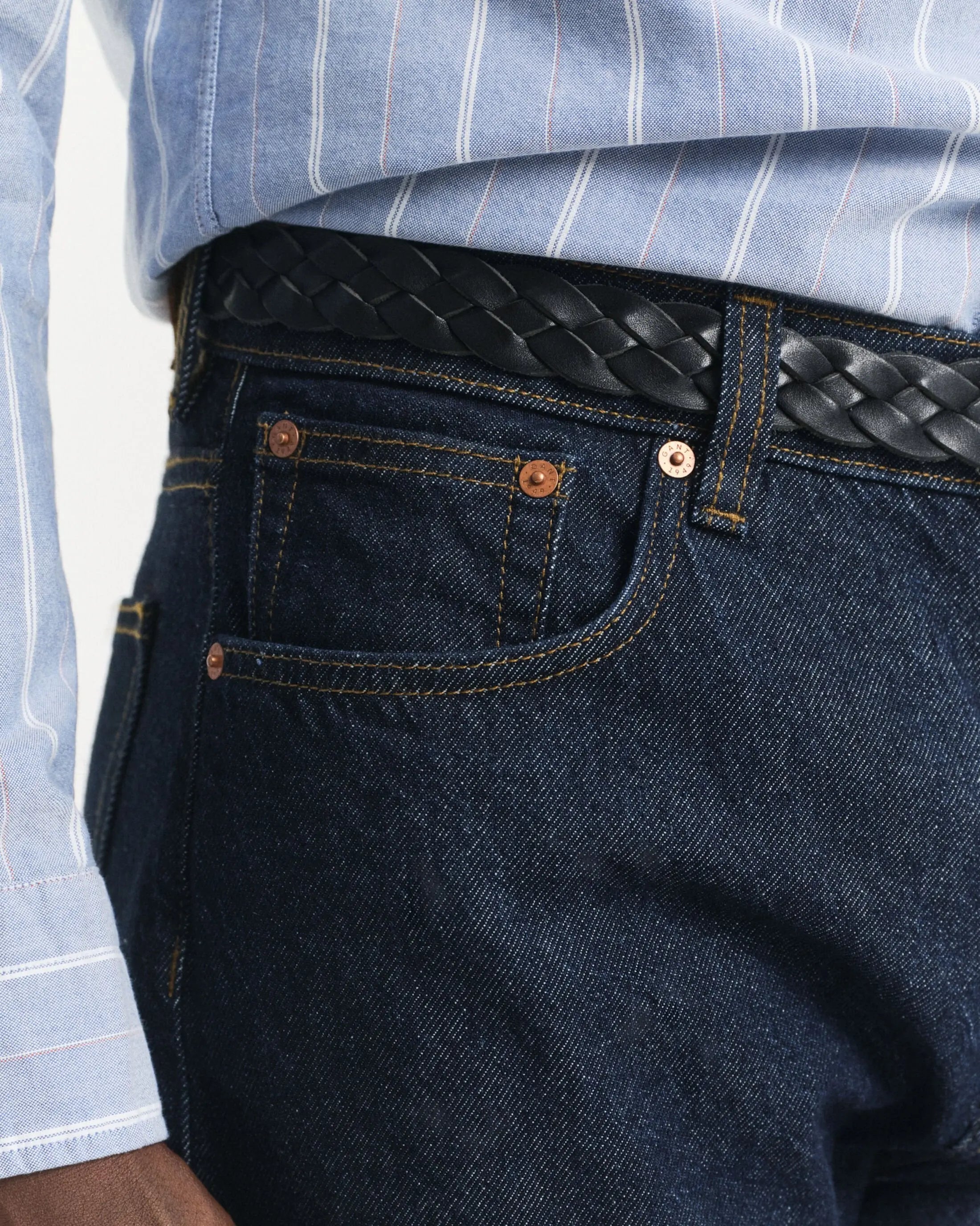 Παντελόνι Τζιν Σε Ίσια Γραμμή GANT