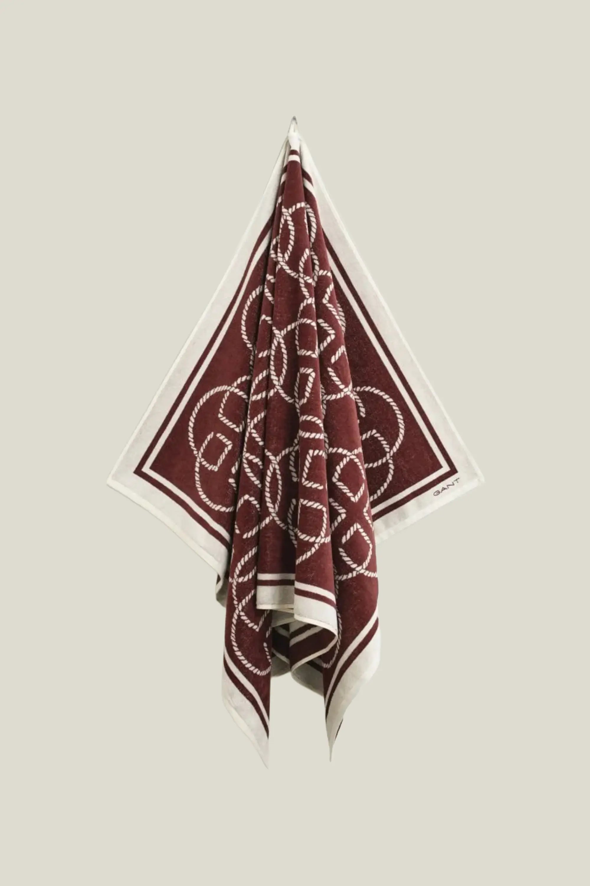 Πετσέτα Θαλάσσης Mε Μοτίβο Μonogram