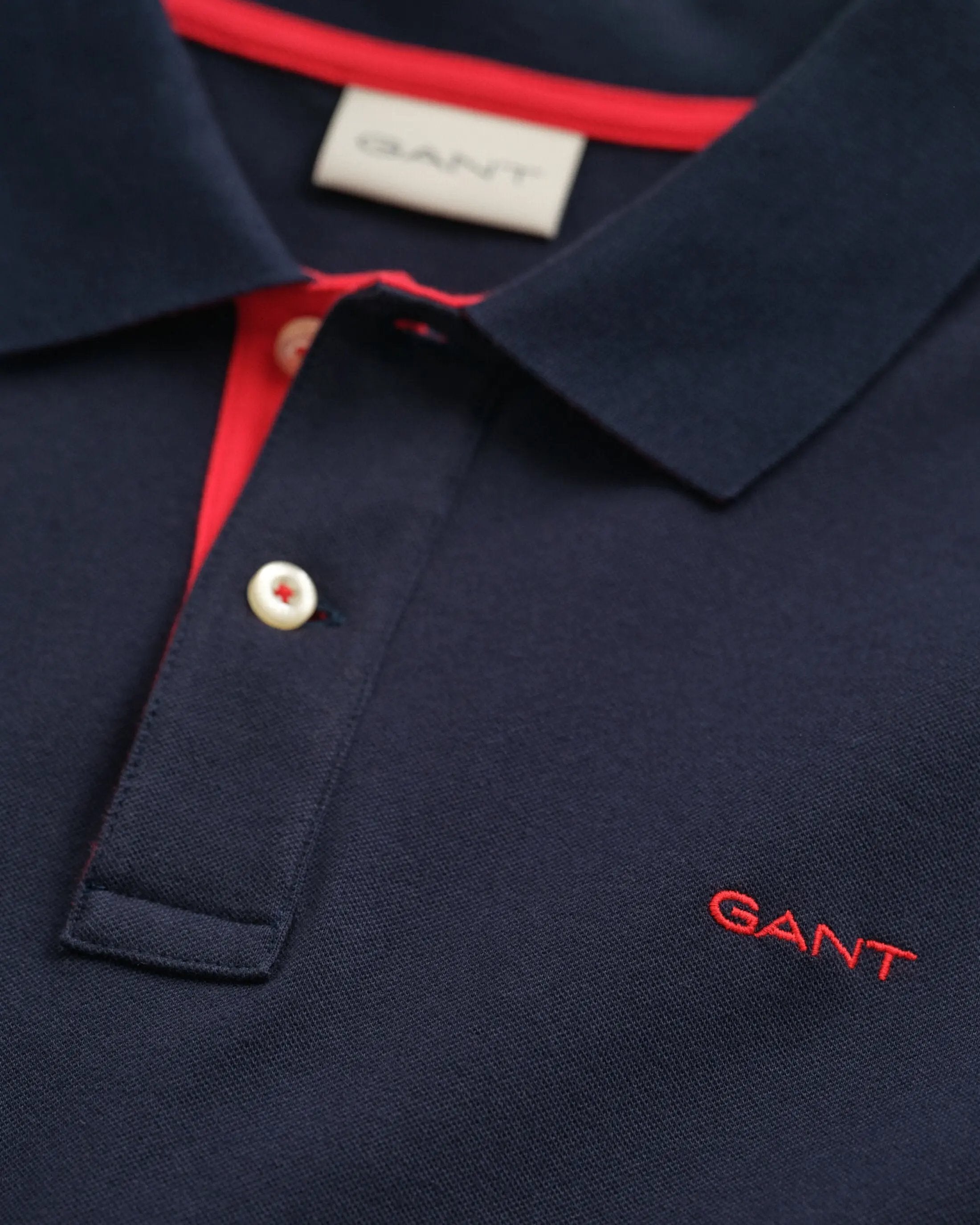 Πικέ Μπλούζα Με Χρωματική Αντίθεση GANT