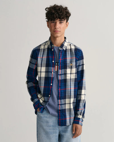 Πουκάμισο Plaid Flannel Για Έφηβους (Outlet) GANT