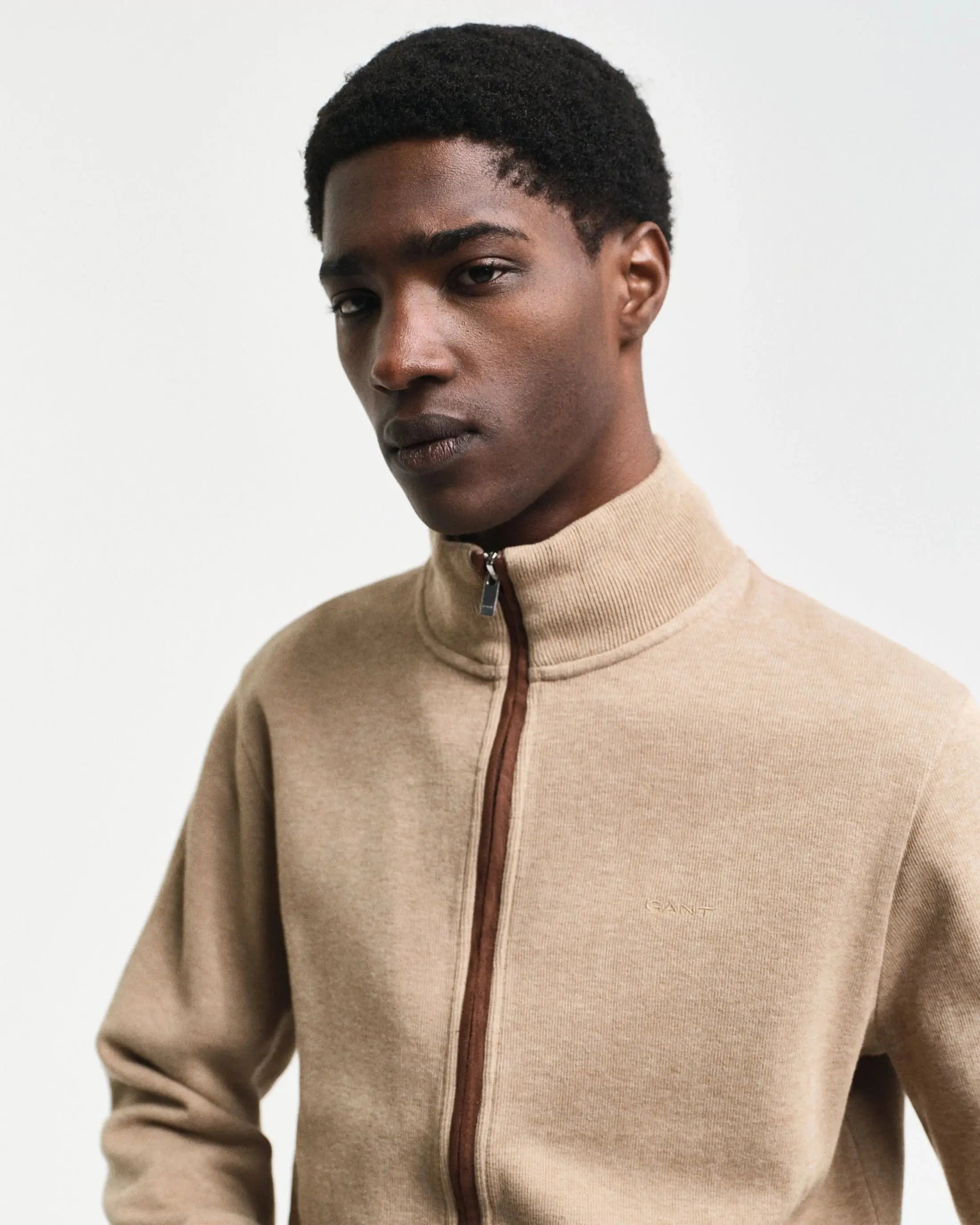 Πλεκτή Ζακέτα Ριπ Με Φερμουάρ GANT