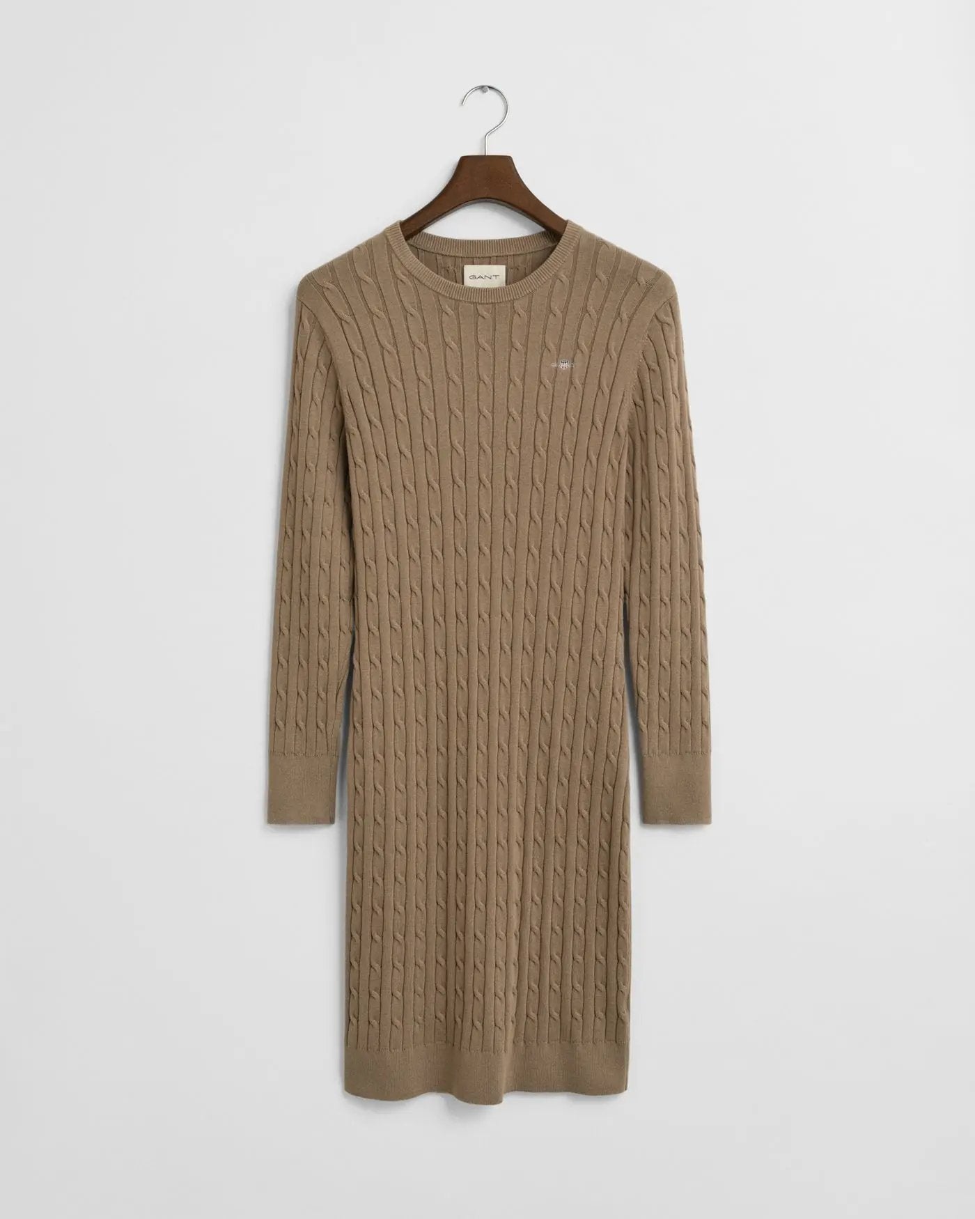 Πλεκτό Φόρεμα Από Μαλακό Βαμβάκι Με Κεντημένο Λογότυπο GANT