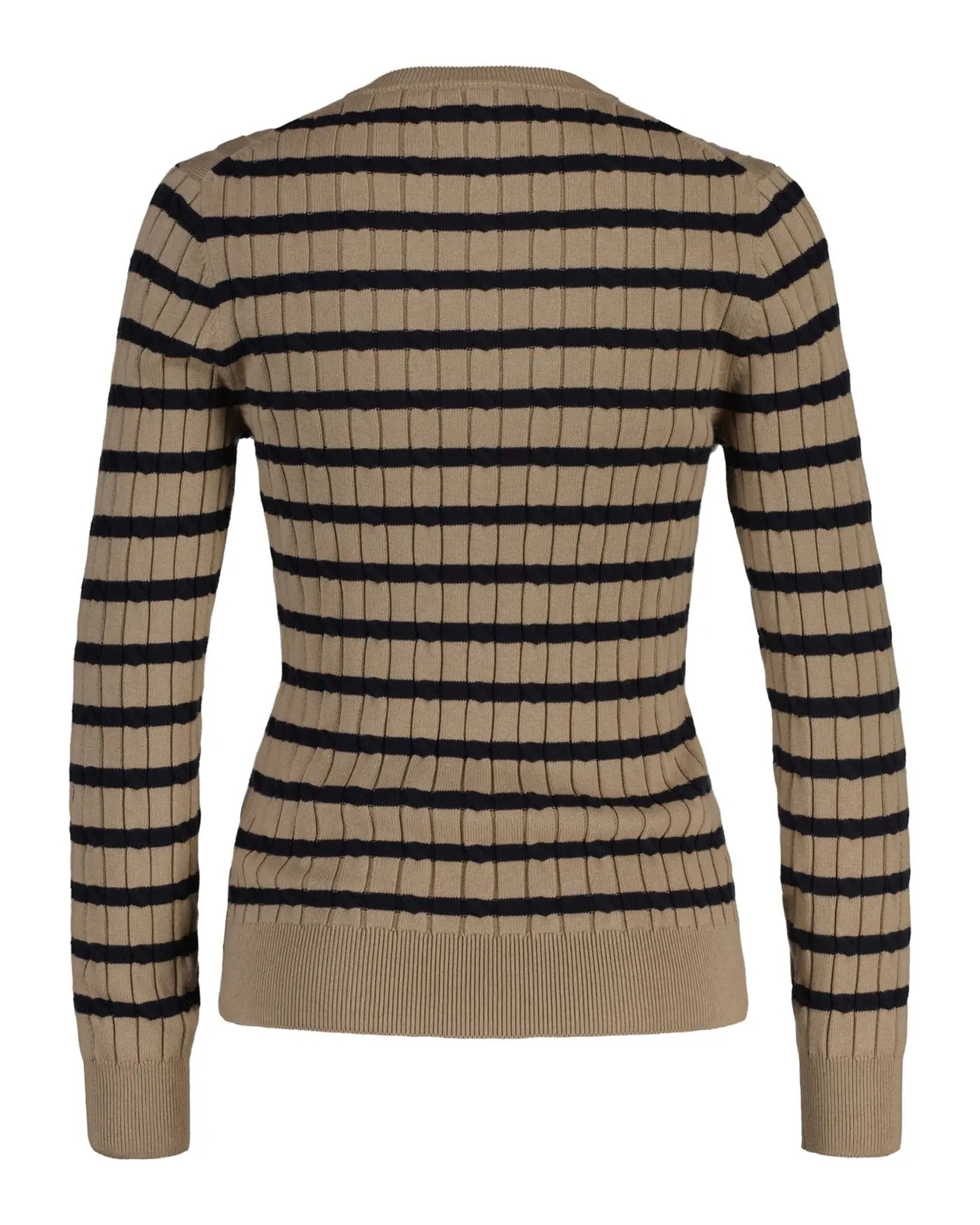 Πλεκτό Πουλόβερ Cable Knit Με Ριγέ Σχέδιο GANT