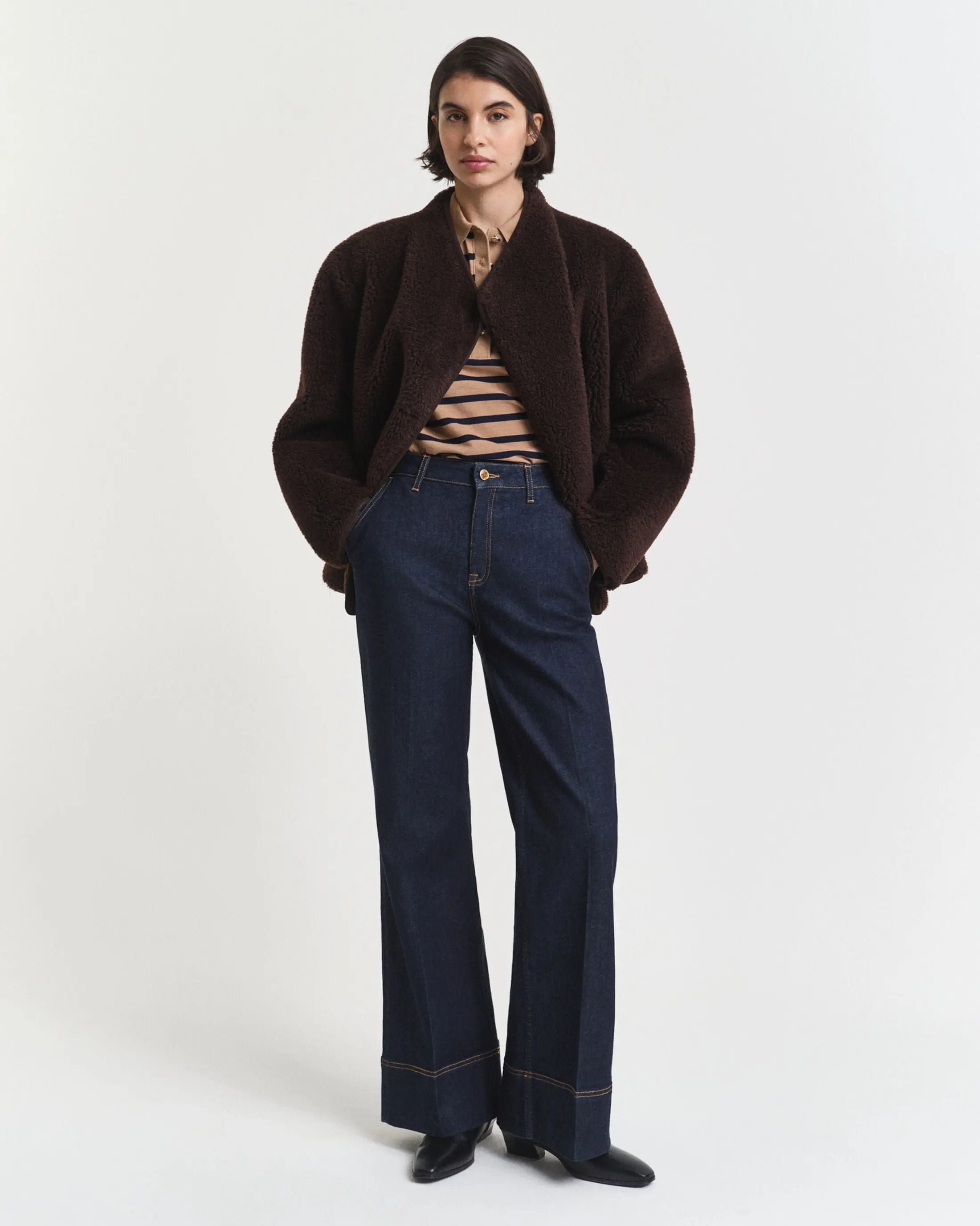 Πόλο Μπλούζα Μακρυμάνικη Με Ρίγες Μπρετόν GANT