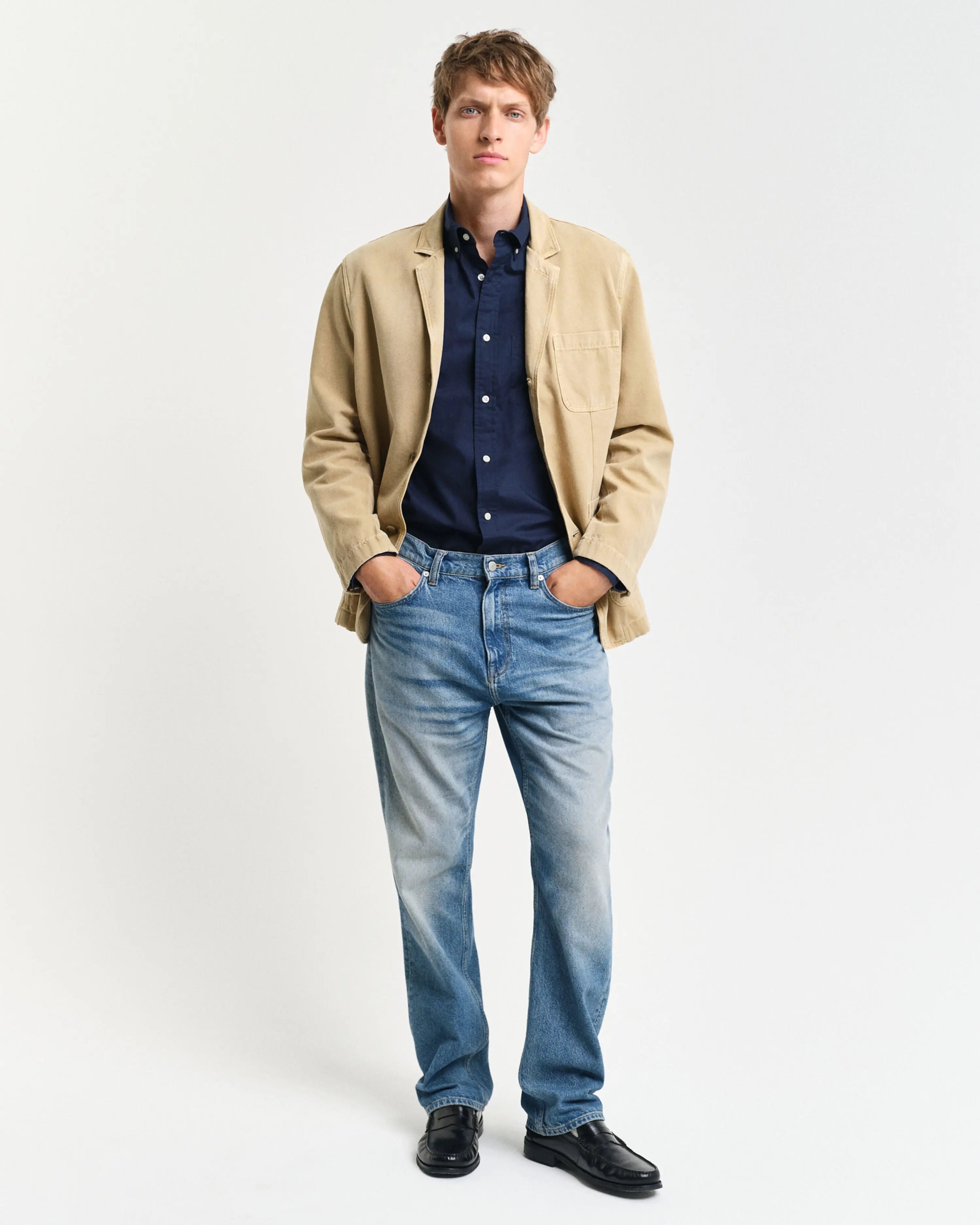 Πουκάμισο Poplin Σε Κανονική Γραμμή GANT