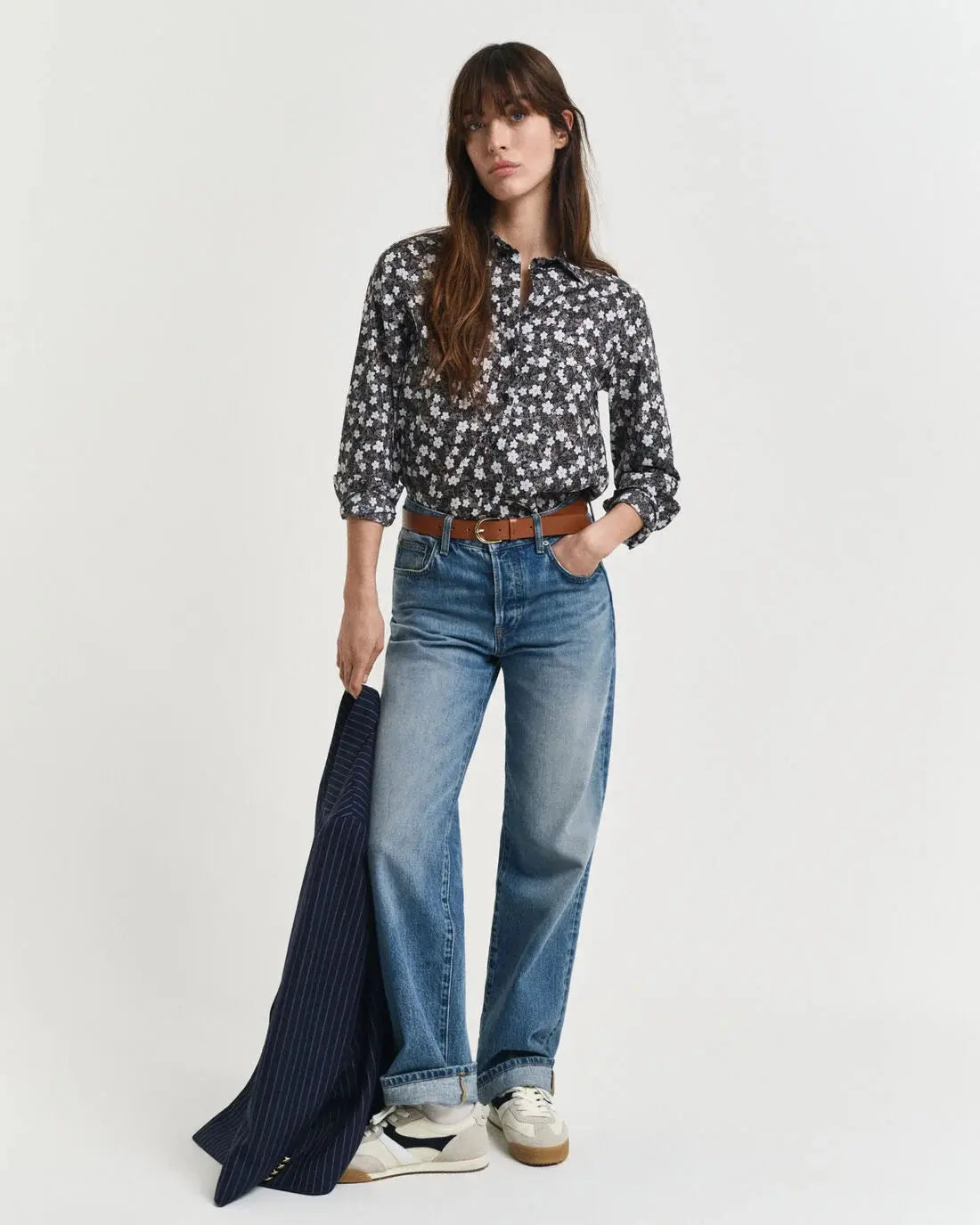 Πουκάμισο Από Βαμβακερό Voile Σε Κανονική Γραμμή GANT