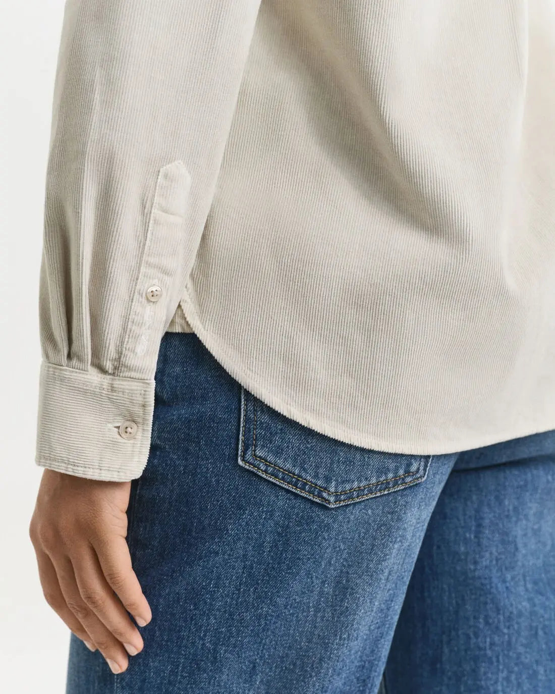 Πουκάμισο Βαμβακερό Κοτλέ Σε Κανονική Γραμμή GANT