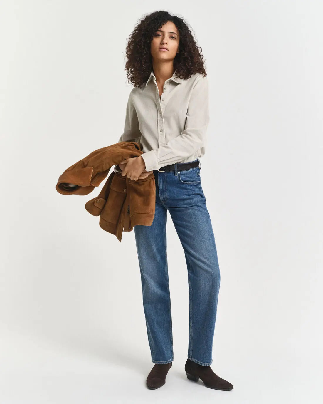 Πουκάμισο Βαμβακερό Κοτλέ Σε Κανονική Γραμμή GANT