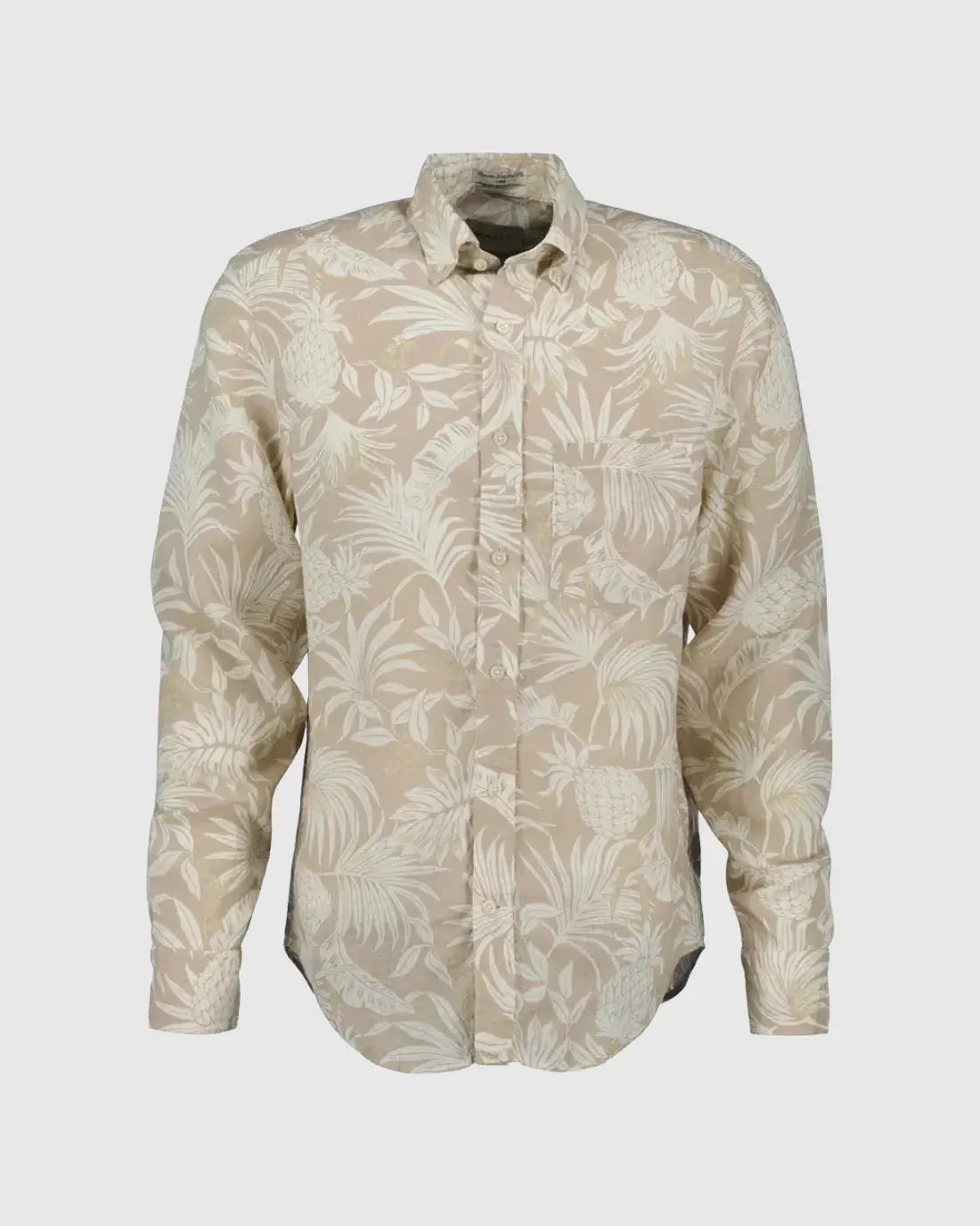 Πουκάμισο Βαμβακερό Λινό Tropical Print Σε Κανονική Γραμμή (Outlet) GANT