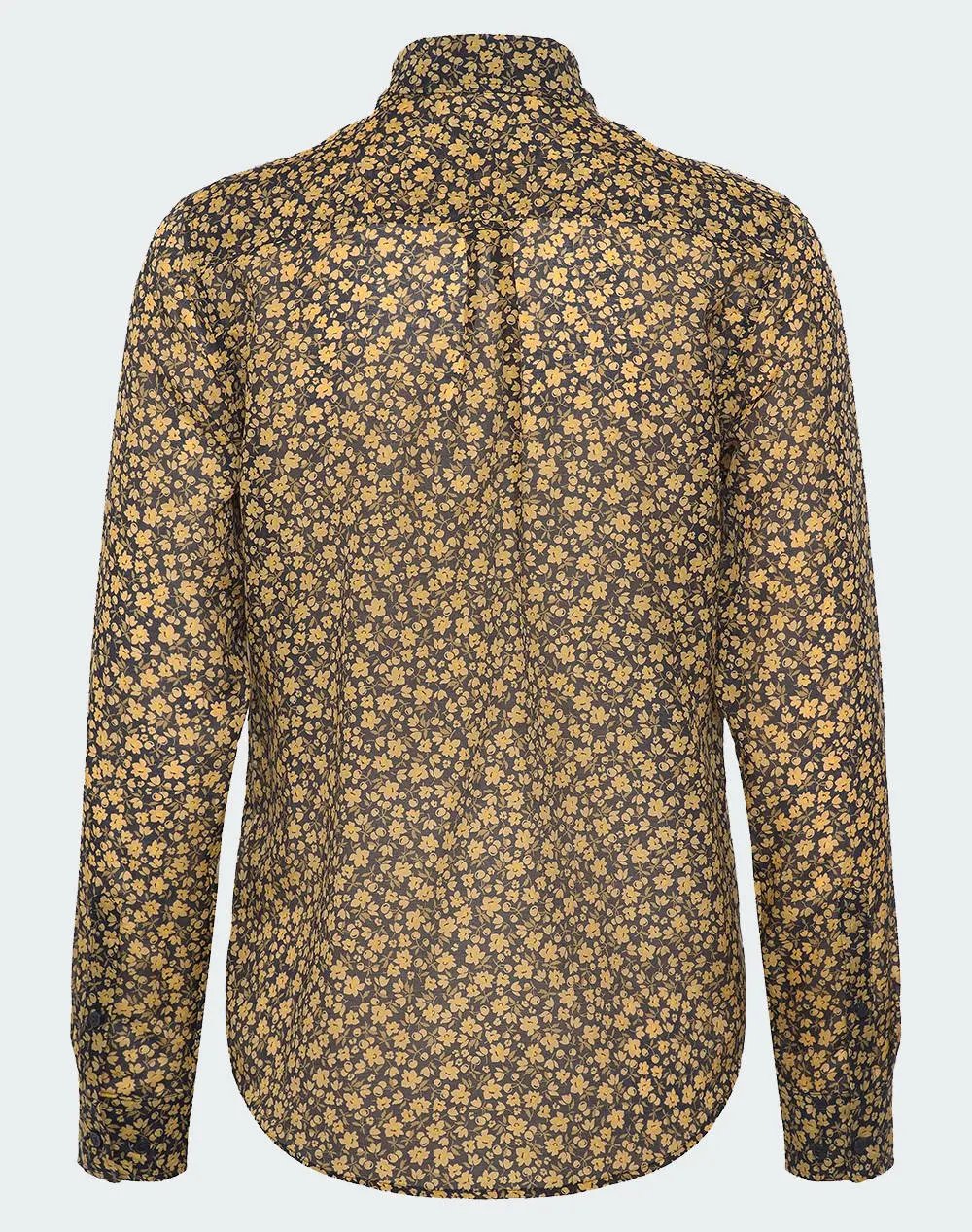 Πουκάμισο Βαμβακερό Μεταξωτό Με Μοτίβο Floral Σε Κανονική Γραμμή (Outlet) GANT