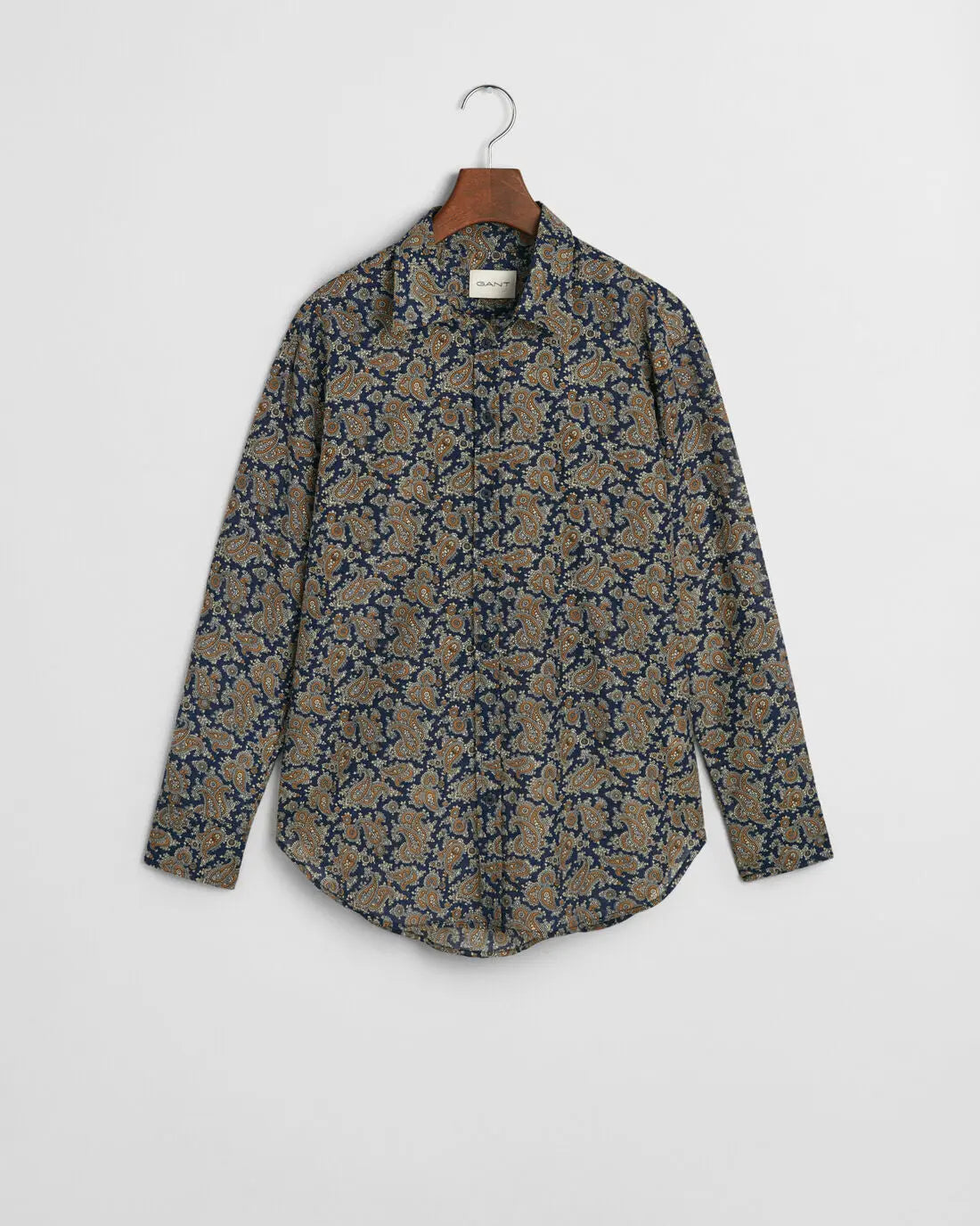 Πουκάμισο Βαμβακερό Μεταξωτό Με Μοτίβο Paisley Σε Χαλαρή Γραμμή (Outlet) GANT