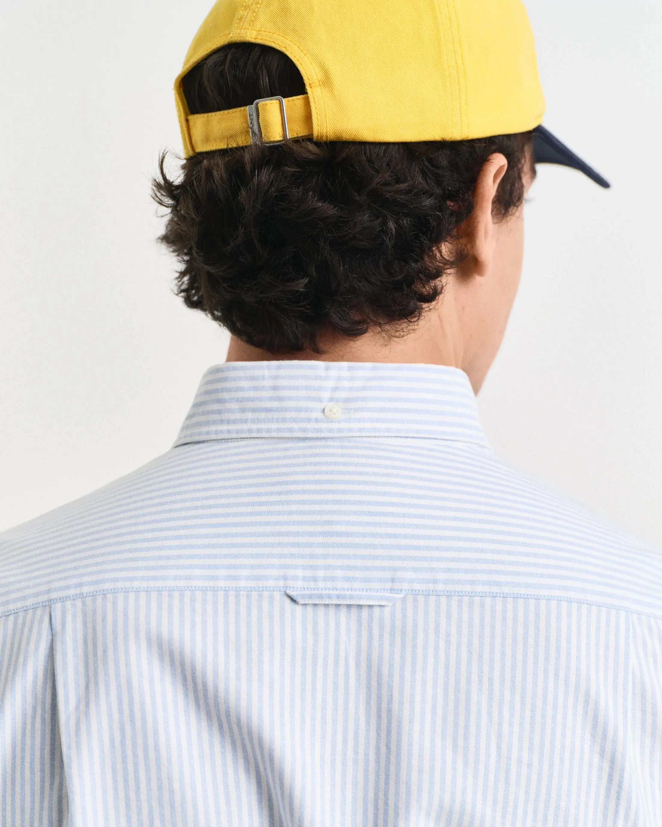 Πουκάμισο Banker Ρίγα Classic Oxford Shirt Σε Στενή Γραμμή GANT