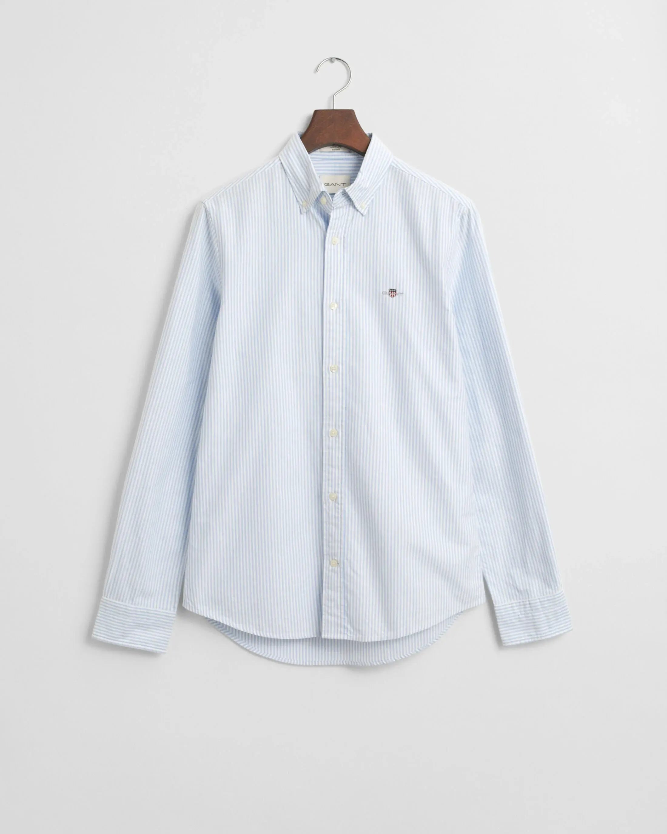 Πουκάμισο Banker Ρίγα Classic Oxford Shirt Σε Στενή Γραμμή GANT