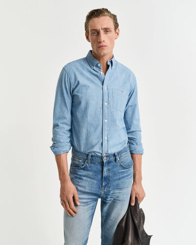Πουκάμισο Chambray Σε Κανονική Γραμμή GANT