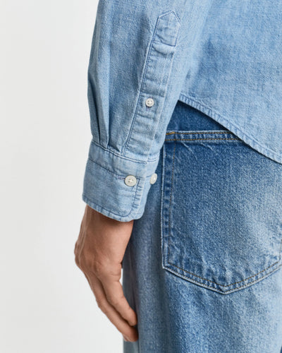 Πουκάμισο Chambray Σε Κανονική Γραμμή GANT