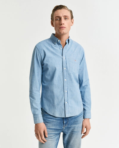 Πουκάμισο Chambray Σε Κανονική Γραμμή GANT
