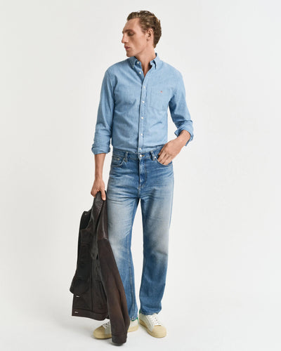 Πουκάμισο Chambray Σε Κανονική Γραμμή GANT