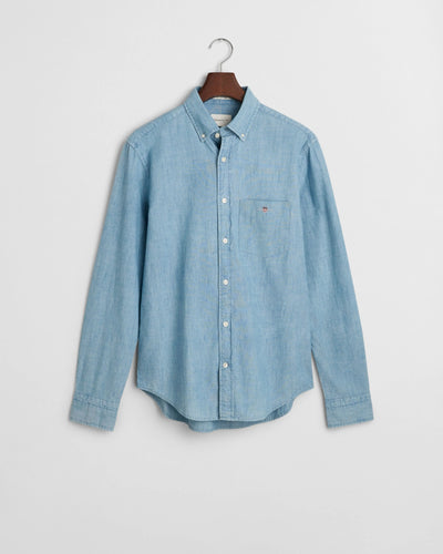 Πουκάμισο Chambray Σε Κανονική Γραμμή GANT