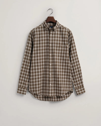 Πουκάμισο Flannel Check Σε Κανονική Γραμμή (Outlet) GANT