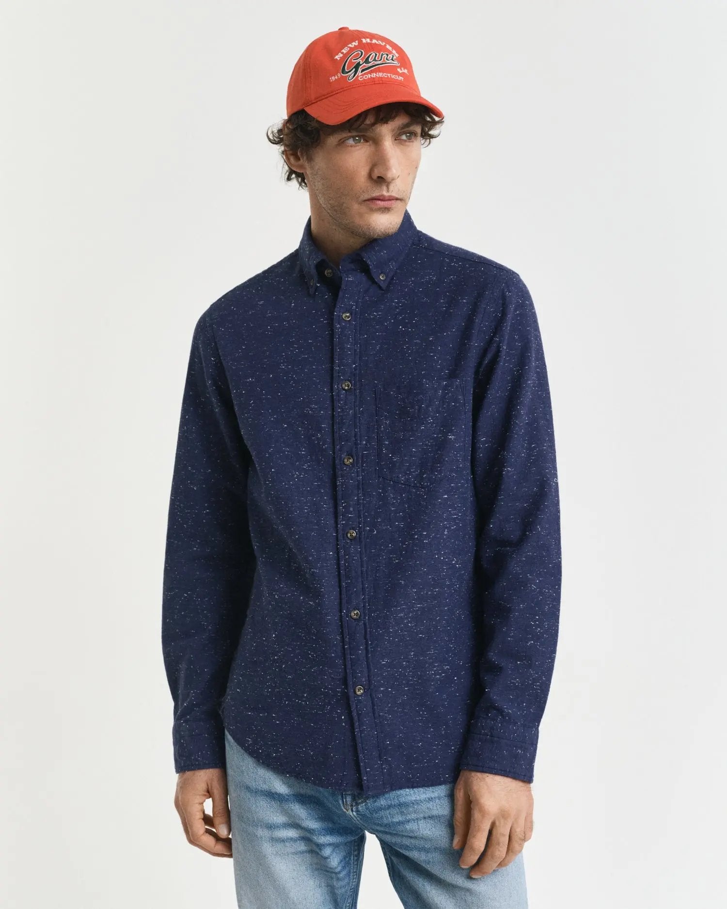 Πουκάμισο Flannel Nepps Σε Κανονική Γραμμή GANT