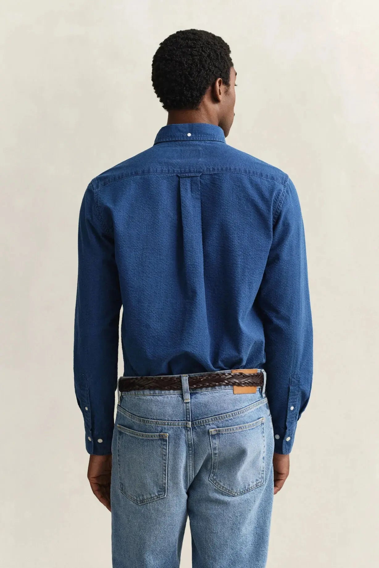 Πουκάμισο Indigo Seersucker GANT
