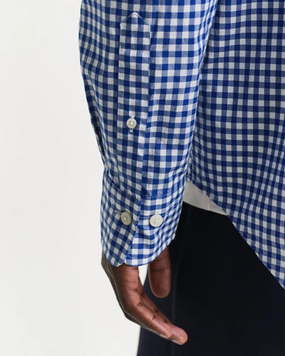 Πουκάμισο Καρό Gingham Poplin Σε Κανονική Γραμμή GANT