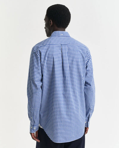 Πουκάμισο Καρό Gingham Poplin Σε Κανονική Γραμμή GANT