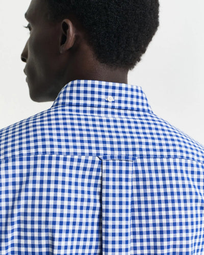 Πουκάμισο Καρό Gingham Poplin Σε Κανονική Γραμμή GANT