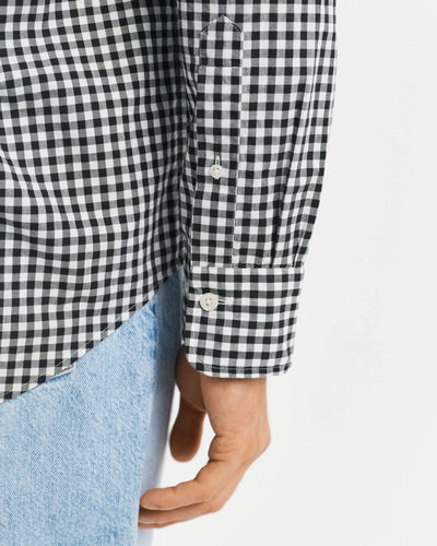 Πουκάμισο Καρό Gingham Poplin Σε Κανονική Γραμμή GANT