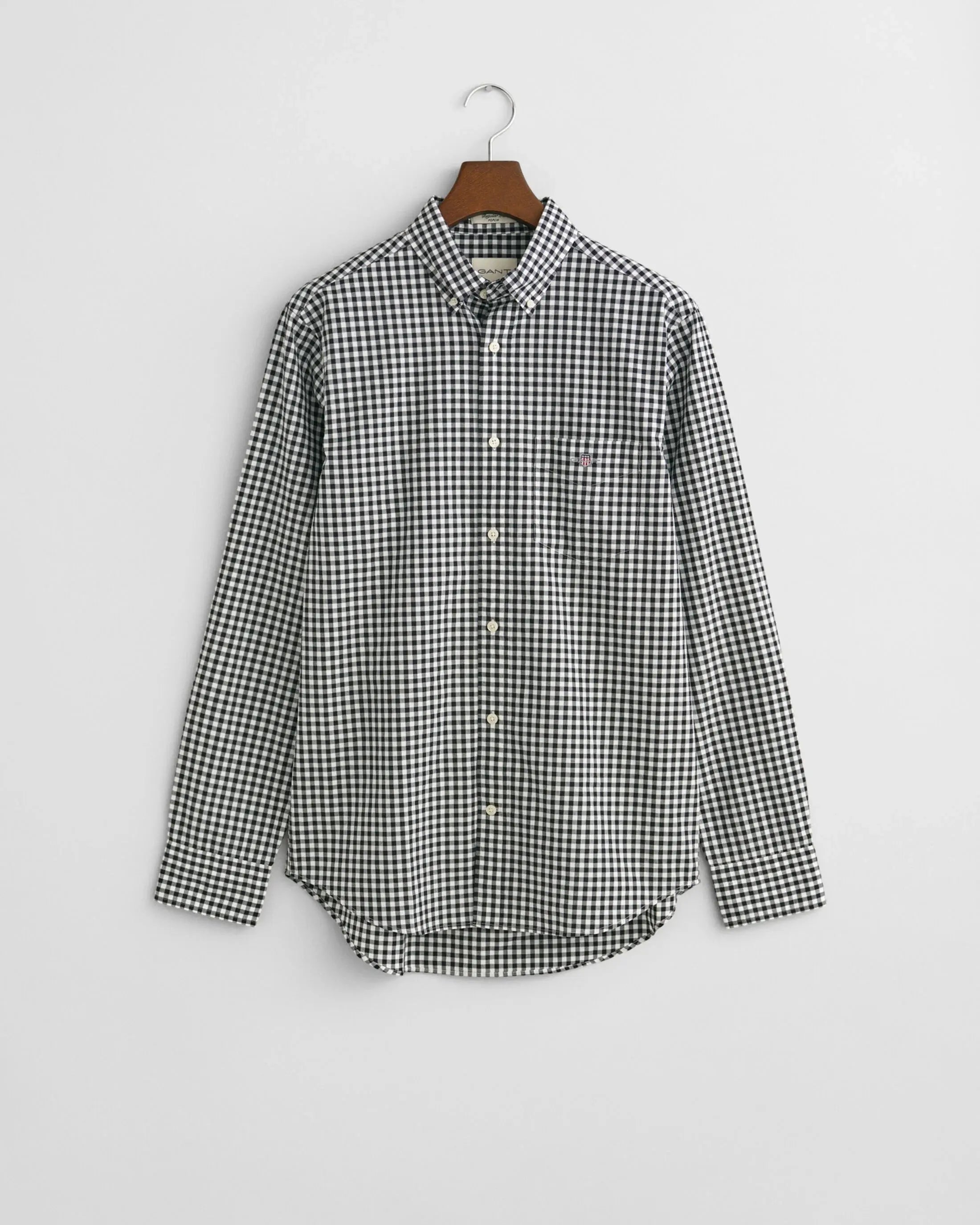 Πουκάμισο Καρό Gingham Poplin Σε Κανονική Γραμμή GANT