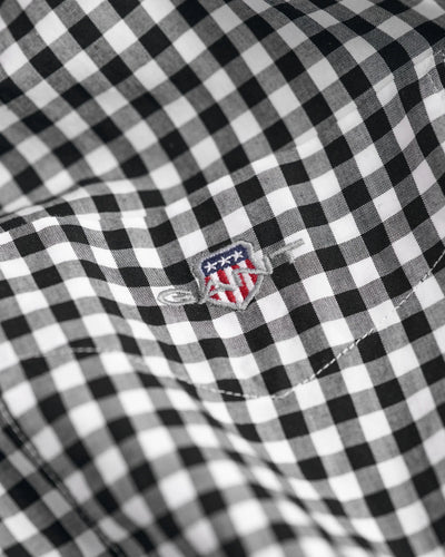 Πουκάμισο Καρό Gingham Poplin Σε Κανονική Γραμμή GANT