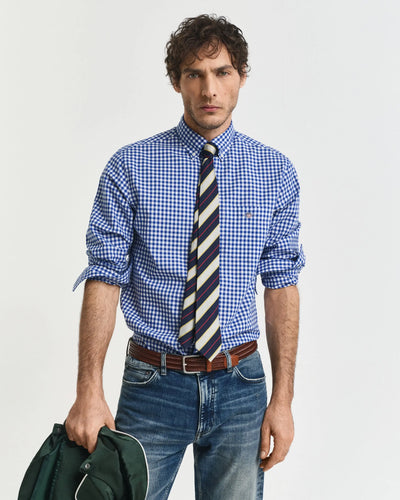 Πουκάμισο Καρό Gingham Poplin Σε Κανονική Γραμμή GANT