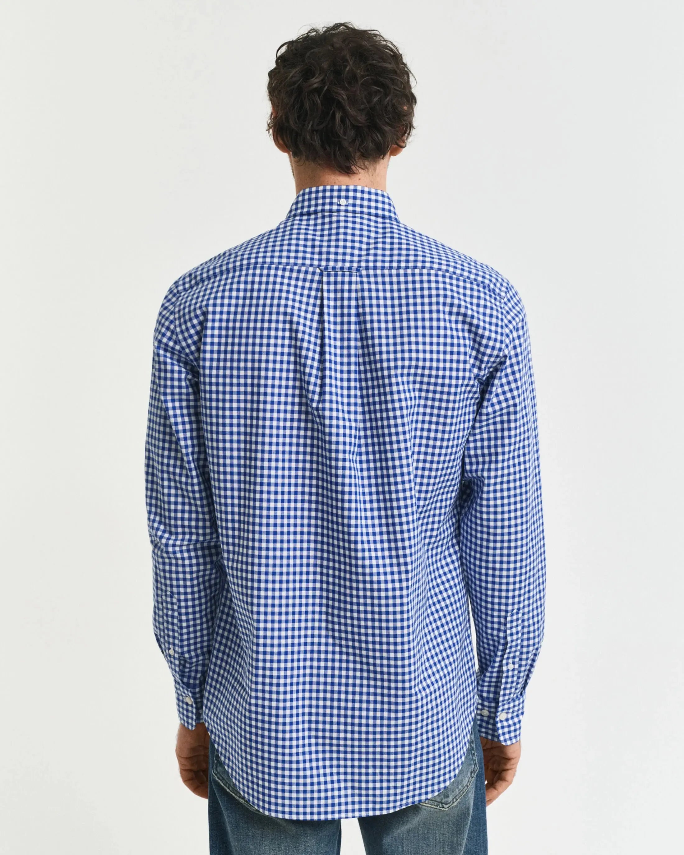 Πουκάμισο Καρό Gingham Poplin Σε Κανονική Γραμμή