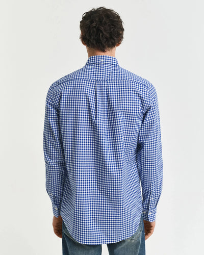 Πουκάμισο Καρό Gingham Poplin Σε Κανονική Γραμμή GANT